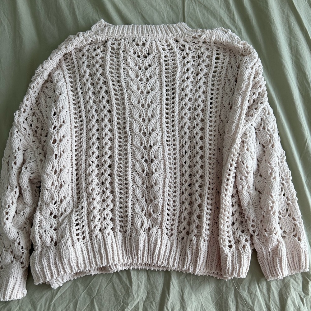 Forever 21 Cream Knit Sweater - Picture 6 of 7